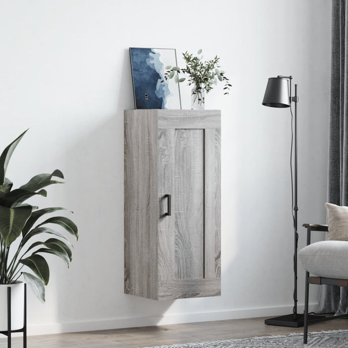 Dulap de perete, gri sonoma, 34,5x34x90 cm, lemn prelucrat - WALTI WALTI