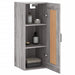 Dulap de perete, gri sonoma, 34,5x34x90 cm, lemn prelucrat - WALTI WALTI