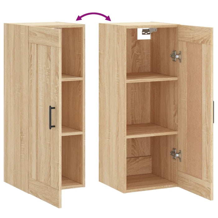 Dulap de perete, stejar sonoma, 34,5x34x90 cm, lemn prelucrat - WALTI WALTI