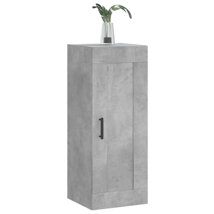 Dulap de perete, gri beton, 34,5x34x90 cm, lemn prelucrat - WALTI WALTI
