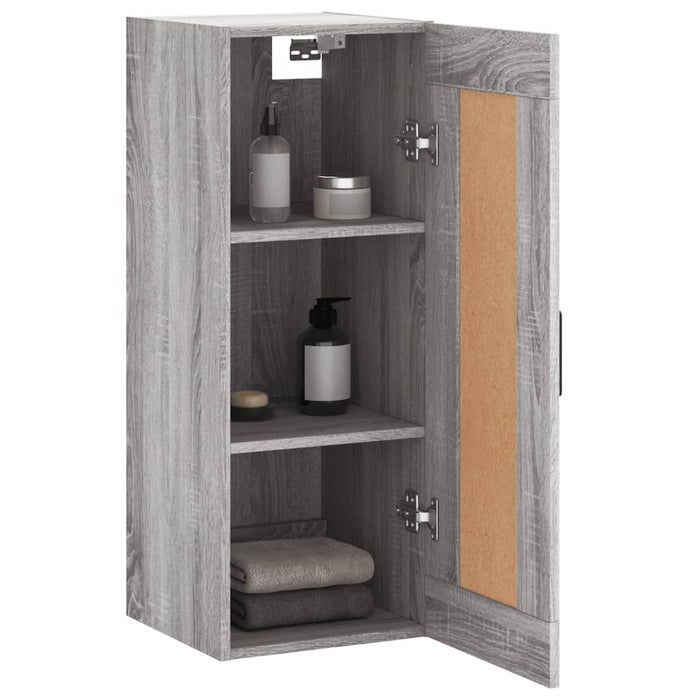 Dulap de perete, gri sonoma, 34,5x34x90 cm, lemn prelucrat - WALTI WALTI