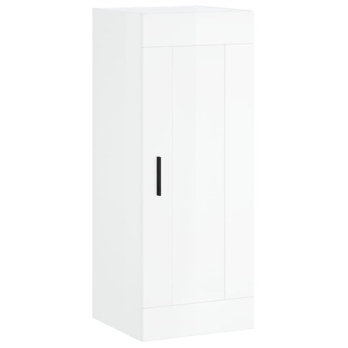 Dulap de perete, alb extralucios, 34,5x34x90 cm, lemn prelucrat WALTI