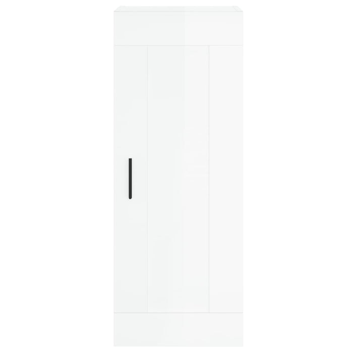 Dulap de perete, alb extralucios, 34,5x34x90 cm, lemn prelucrat WALTI