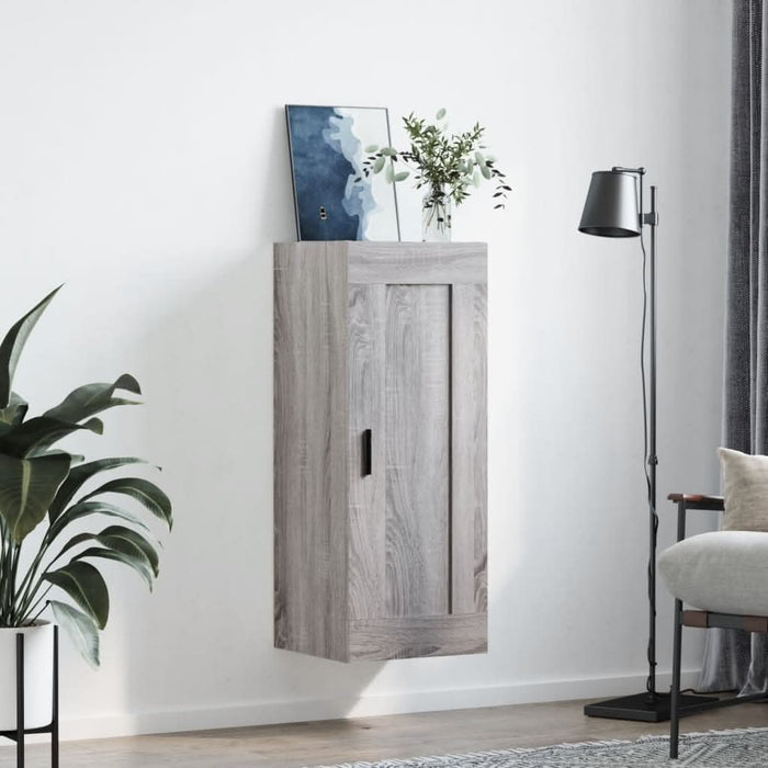 Dulap de perete, gri sonoma, 34,5x34x90 cm, lemn prelucrat - WALTI WALTI