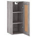 Dulap de perete, gri sonoma, 34,5x34x90 cm, lemn prelucrat - WALTI WALTI