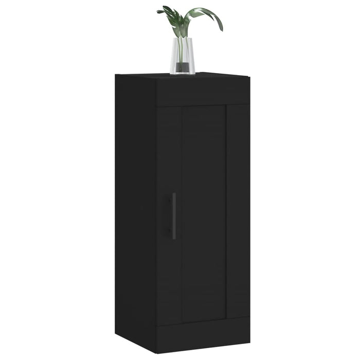 Dulap de perete, negru, 34,5x34x90 cm, lemn prelucrat WALTI