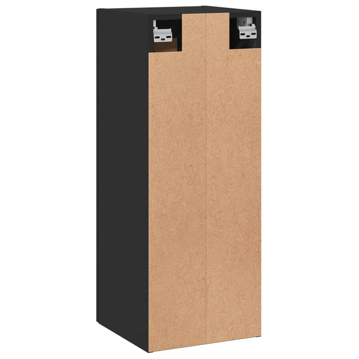 Dulap de perete, negru, 34,5x34x90 cm, lemn prelucrat WALTI