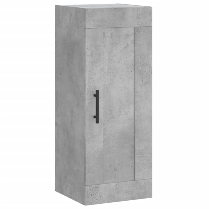 Dulap de perete, gri beton, 34,5x34x90 cm, lemn prelucrat - WALTI WALTI