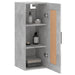 Dulap de perete, gri beton, 34,5x34x90 cm, lemn prelucrat - WALTI WALTI