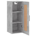 Dulap de perete, gri beton, 34,5x34x90 cm, lemn prelucrat - WALTI WALTI