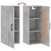 Dulap de perete, gri beton, 34,5x34x90 cm, lemn prelucrat - WALTI WALTI