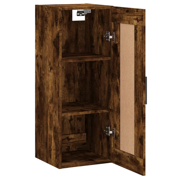 Dulap de perete, stejar fumuriu, 34,5x34x90 cm, lemn prelucrat WALTI