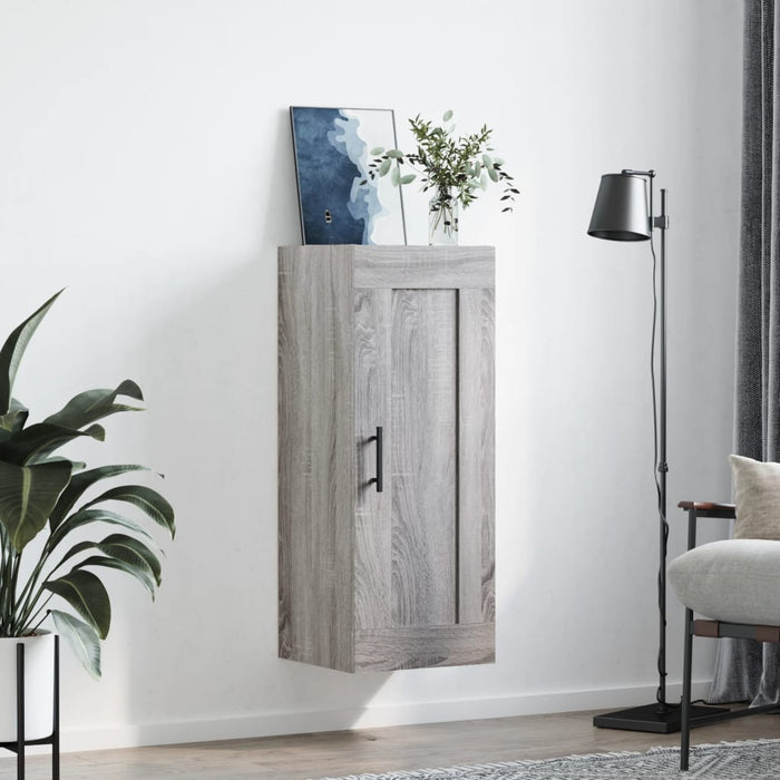 Dulap de perete, gri sonoma, 34,5x34x90 cm, lemn prelucrat WALTI