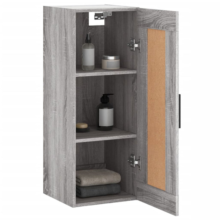 Dulap de perete, gri sonoma, 34,5x34x90 cm, lemn prelucrat WALTI