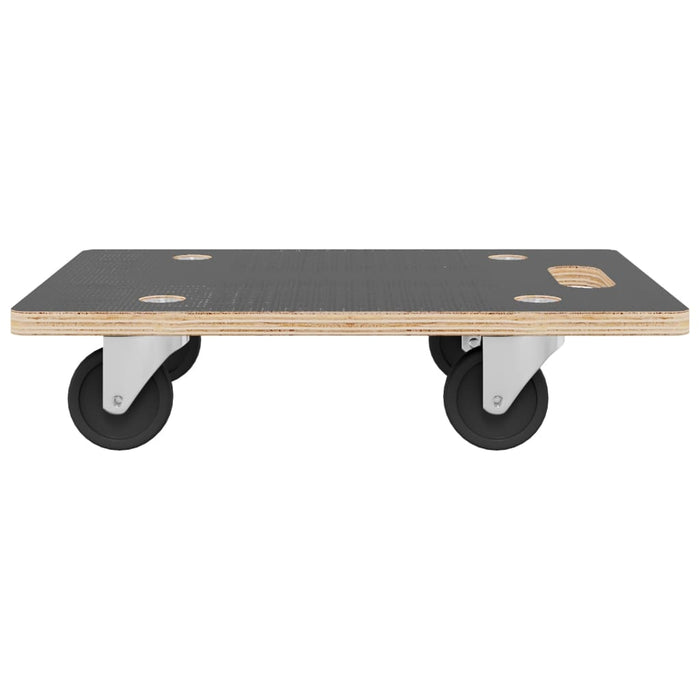 Cărucioare transport 2 buc dreptunghiulare 60x40x11,5 cm 250 kg - WALTI WALTI