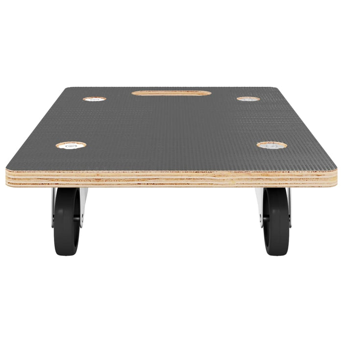 Cărucioare transport 2 buc dreptunghiulare 60x40x11,5 cm 250 kg - WALTI WALTI