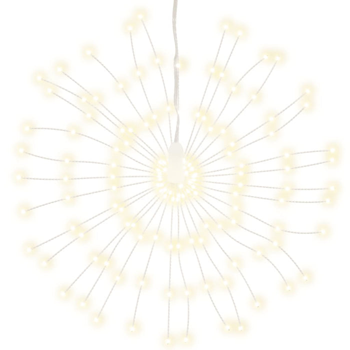 Lumini stelare de Crăciun 140 LED-uri, 2 buc., alb cald, 17 cm - WALTI WALTI