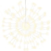 Lumini stelare de Crăciun 140 LED-uri, 8 buc., alb cald, 17 cm - WALTI WALTI