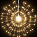 Lumini stelare de Crăciun 140 LED-uri, 8 buc., alb cald, 17 cm - WALTI WALTI