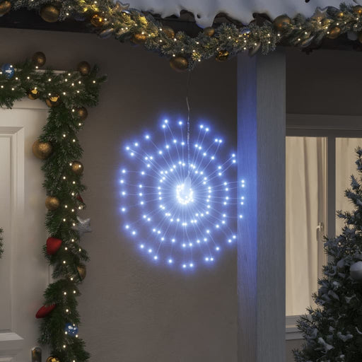 Lumini stelare de Crăciun 140 LED-uri, 8 buc., alb rece, 17 cm - WALTI WALTI
