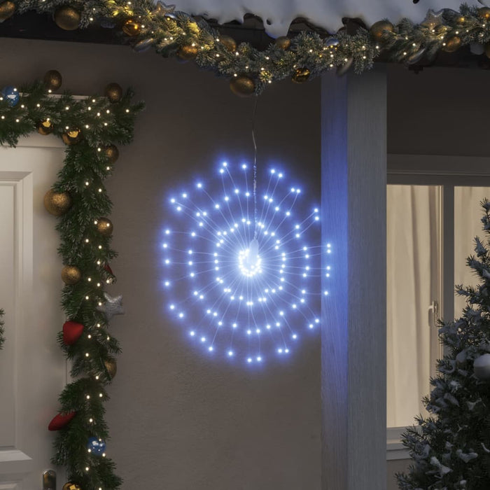 Lumini stelare de Crăciun 140 LED-uri, 8 buc., alb rece, 17 cm - WALTI WALTI