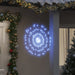 Lumini stelare de Crăciun 140 LED-uri, 8 buc., alb rece, 17 cm - WALTI WALTI