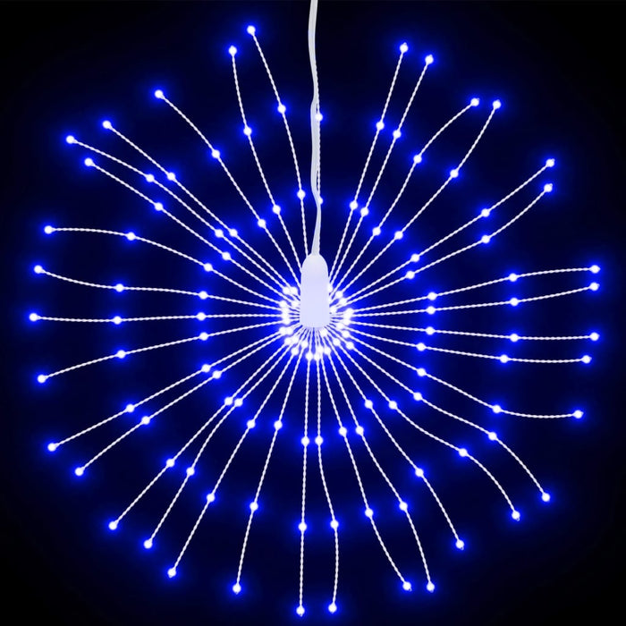 Lumină stelară de Crăciun 140 LED-uri, 2 buc., albastru, 17 cm - WALTI WALTI