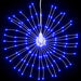 Lumină stelară de Crăciun 140 LED-uri, 2 buc., albastru, 17 cm - WALTI WALTI