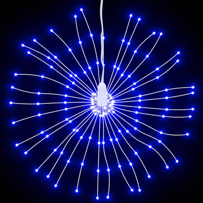 Lumină stelară de Crăciun 140 LED-uri, 8 buc., albastru, 17 cm - WALTI WALTI