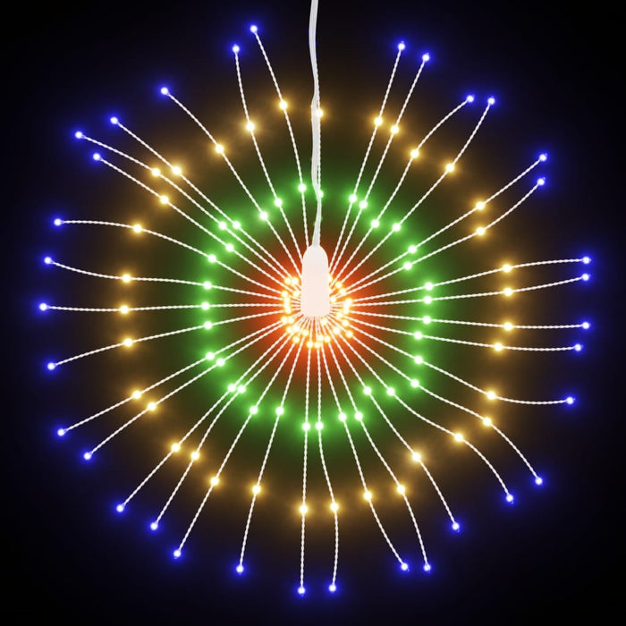 Lumină stelară de Crăciun 140 LED-uri 8 buc., multicolor, 17 cm - WALTI WALTI
