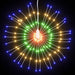 Lumină stelară de Crăciun 140 LED-uri 8 buc., multicolor, 17 cm - WALTI WALTI