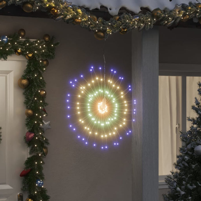 Lumină stelară de Crăciun 140 LED-uri 8 buc., multicolor, 17 cm - WALTI WALTI