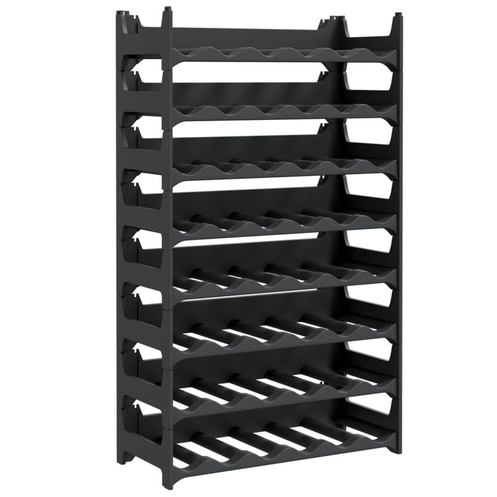 Raft de sticle de vin, pentru 48 sticle, PP, stivuibil - WALTI WALTI