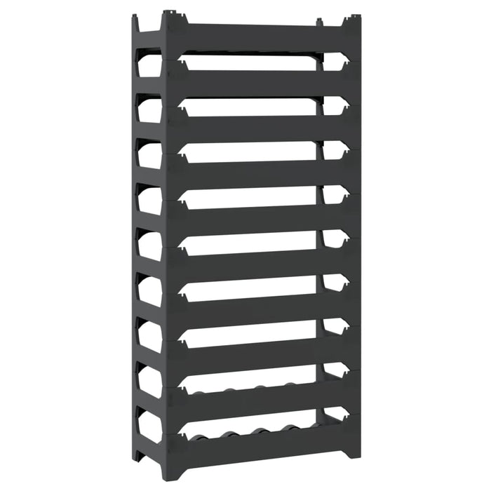 Raft de sticle de vin, pentru 60 sticle, PP, stivuibil - WALTI WALTI