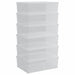 Cutii de depozitare din plastic, 6 buc., 25 L, stivuibile - WALTI WALTI
