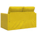 Canapea extensibilă 2 în 1 galben închis 122x204x55 cm catifea - WALTI WALTI