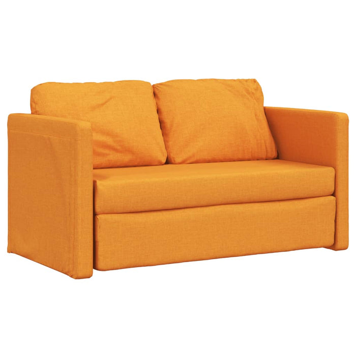 Canapea extensibilă 2 în 1 galben închis 112x174x55 cm țesătură - WALTI WALTI