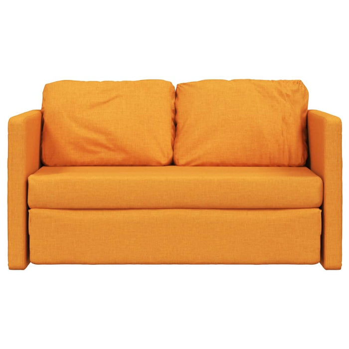 Canapea extensibilă 2 în 1 galben închis 112x174x55 cm țesătură - WALTI WALTI