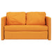 Canapea extensibilă 2 în 1 galben închis 112x174x55 cm țesătură - WALTI WALTI