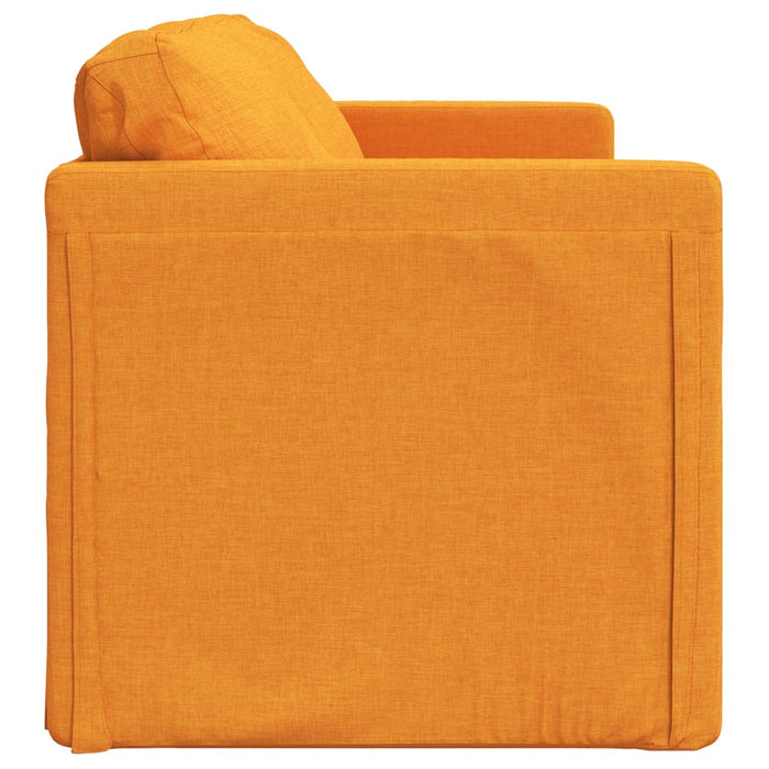 Canapea extensibilă 2 în 1 galben închis 112x174x55 cm țesătură - WALTI WALTI