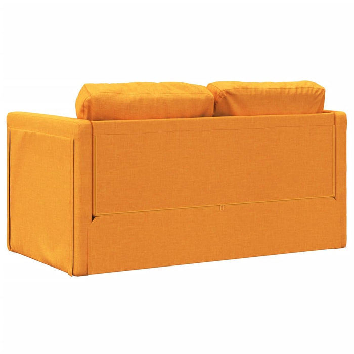 Canapea extensibilă 2 în 1 galben închis 112x174x55 cm țesătură - WALTI WALTI