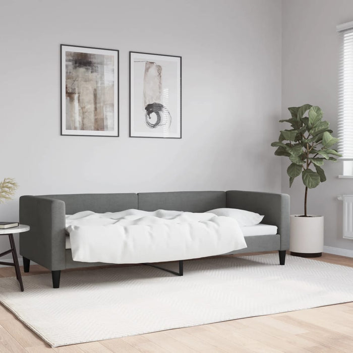 Cadru de pat, gri închis, 80x200 cm, textil - WALTI WALTI