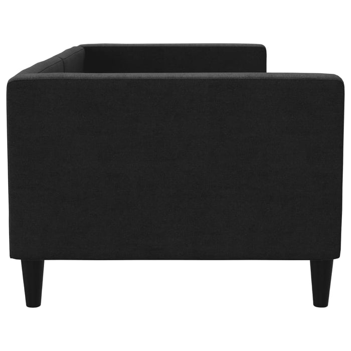 Pat de zi, negru, 80x200 cm, material textil - WALTI WALTI