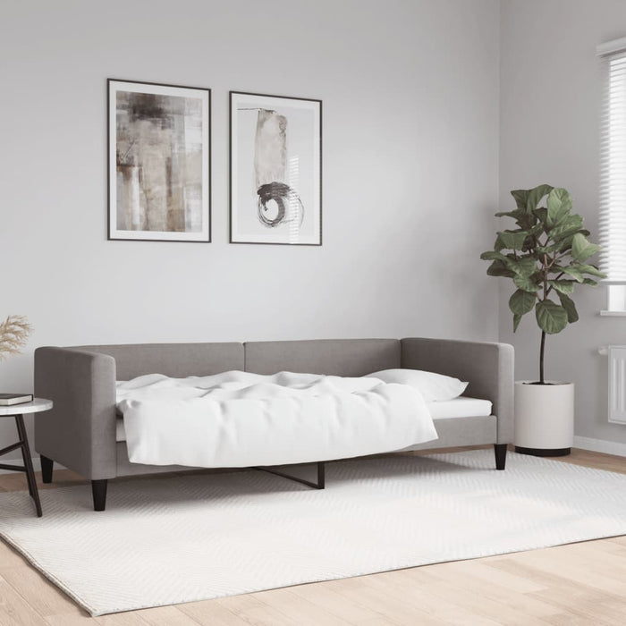 Pat de zi, gri taupe, 80x200 cm, material textil - WALTI WALTI