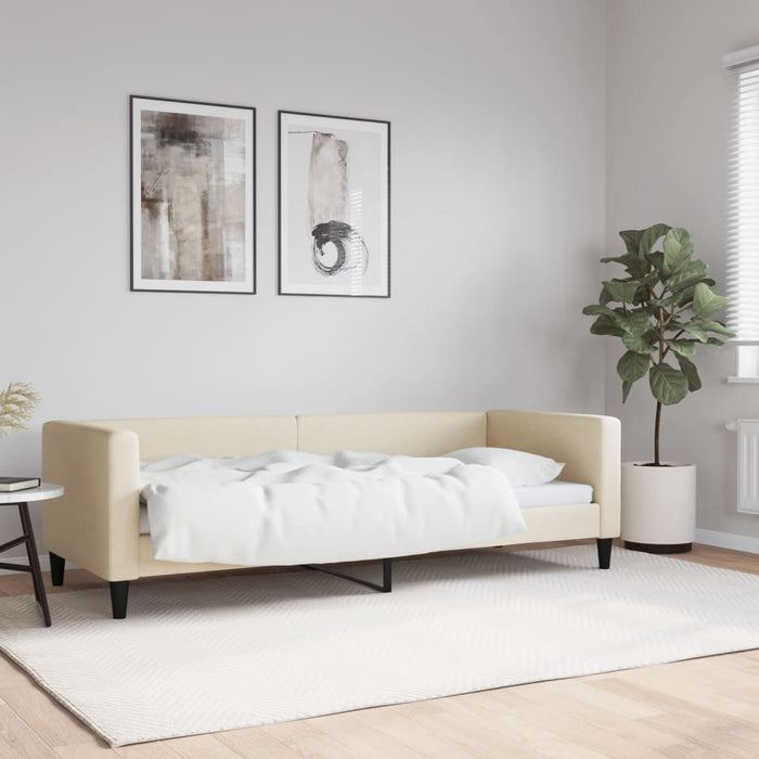Pat de zi, crem, 80x200 cm, material textil - WALTI WALTI