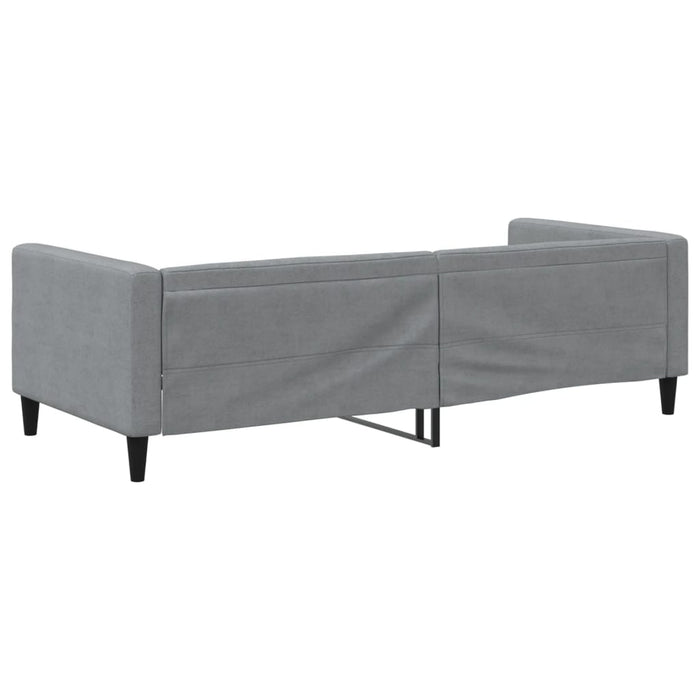 Pat de zi, gri deschis, 90x200 cm, material textil - WALTI WALTI