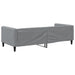 Pat de zi, gri deschis, 90x200 cm, material textil - WALTI WALTI