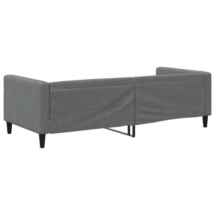 Pat de zi, gri închis, 90x200 cm, material textil - WALTI WALTI