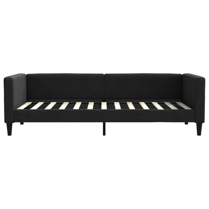 Pat de zi, negru, 90x200 cm, material textil - WALTI WALTI