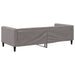 Pat de zi, gri taupe, 90x200 cm, material textil - WALTI WALTI